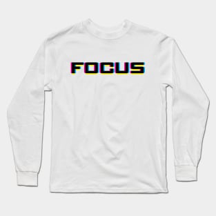 Focus in CMYK Long Sleeve T-Shirt